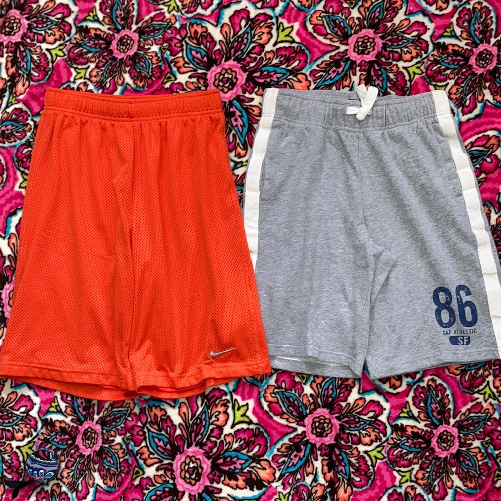Nike Dri-Fit Shorts & Gap Kids Cotton Shorts Size L/XL 12 Bundle